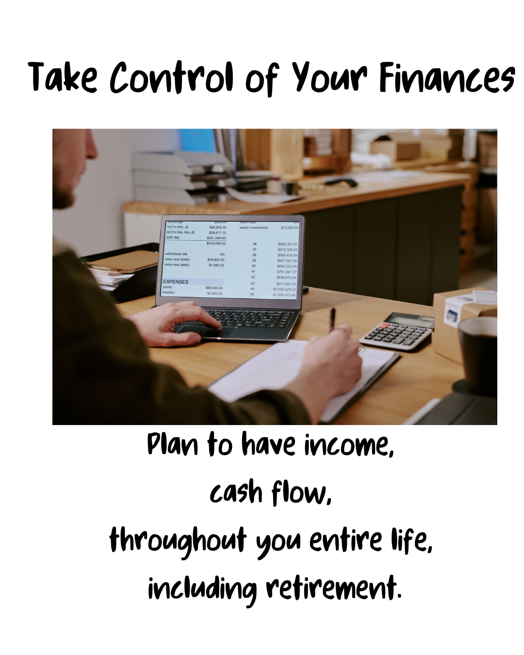 Take control of your finances Take control of your finances