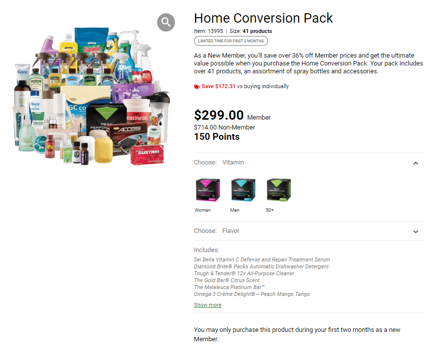 Melaleuca Conversion Pack Melaleuca Conversion Pack